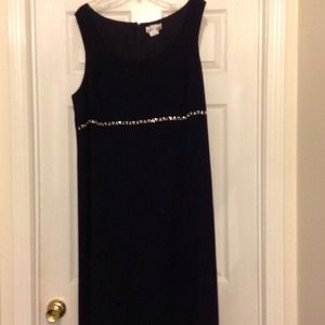 Long black dress with jacket-holding for @chattina