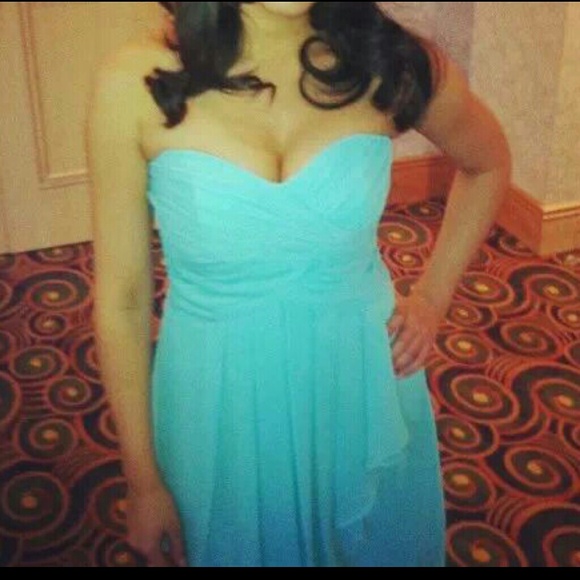 Staples chiffon bridesmaid dress