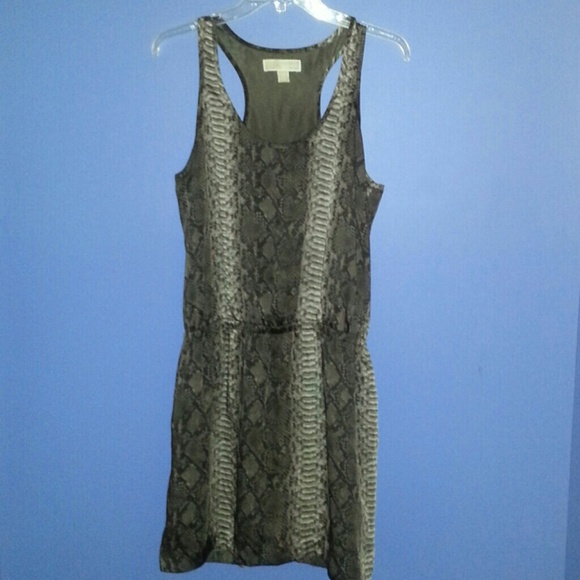 Michael Kors snakeskin print dress