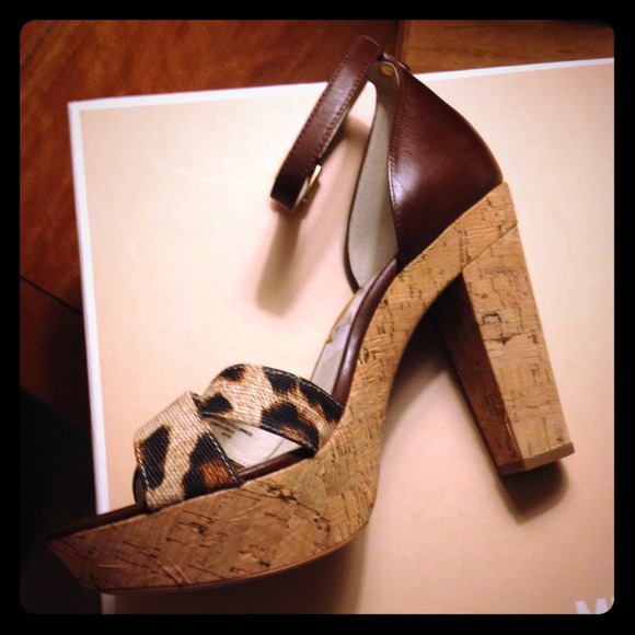 MICHAEL Michael Kors Shoes - ✨HP✨MK Cork Heel Sandal
