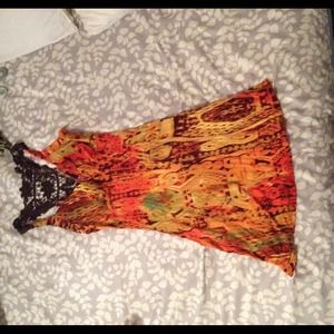 Gorgeous orange summer dress!!