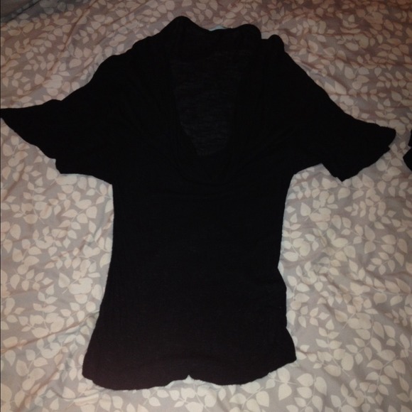 Black drapes sweater