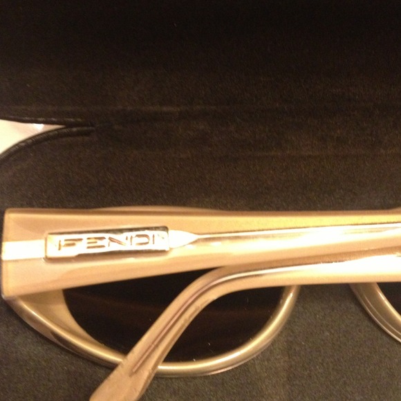 Fendi Accessories - Genuine vintage look Fendi cream & Gold  sunnies
