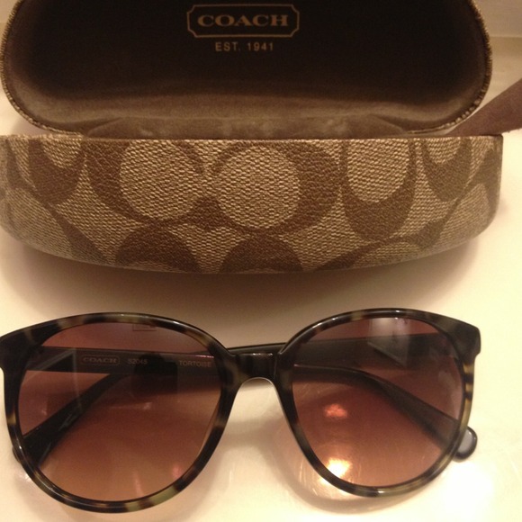 Coach Accessories - New Gorgeous Coach tortoise sunnies animal print