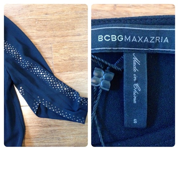 NEW $278 BCBGMaxAzria Blouse Sz S - Picture 4 of 4