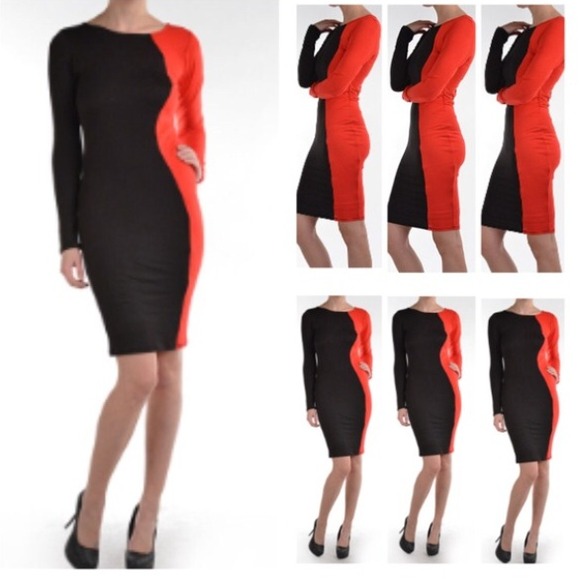 Color block dress