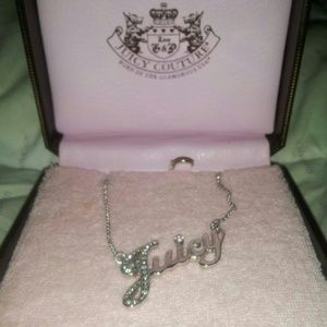 Juicy Couture necklace and earrings