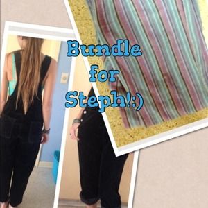 Reserved bundle! Gap overalls & billabong pants!