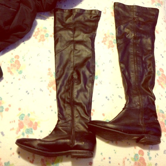 Black Aldo Tall boots
