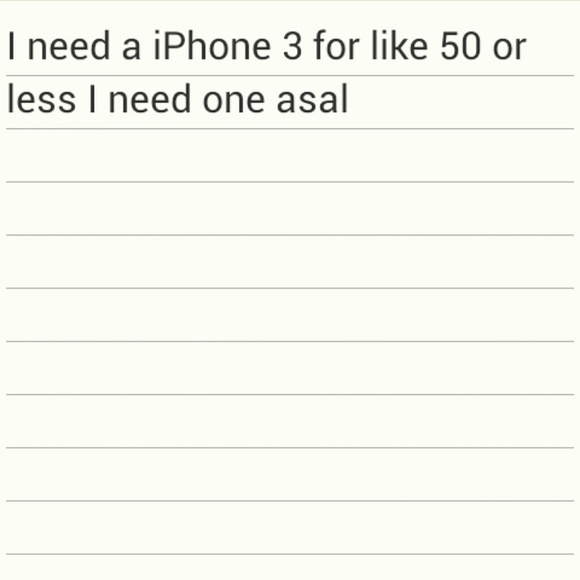 I need a iphone 3
