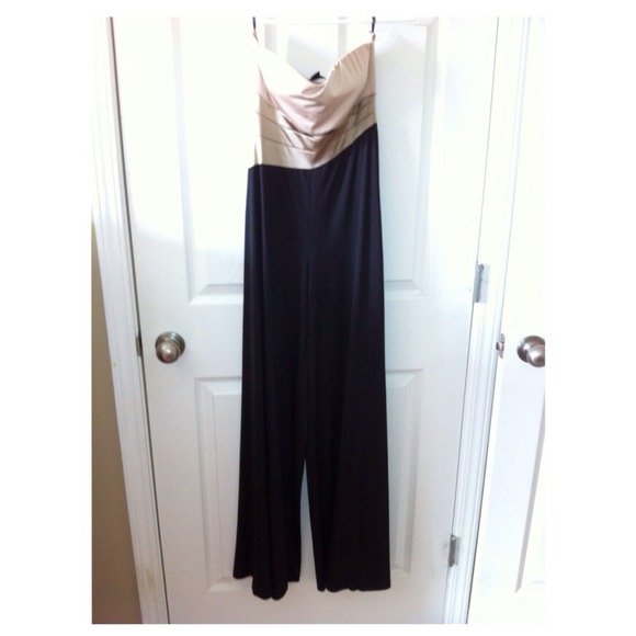 Gold and black Jumpsuit dress from Forever 21