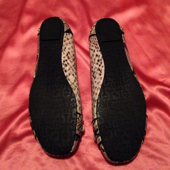 Elaine Turner python leather ballet flats - Picture 2 of 4