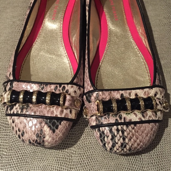 Elaine Turner python leather ballet flats - Picture 3 of 4