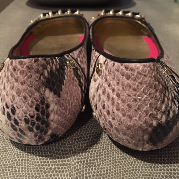 Elaine Turner python leather ballet flats - Picture 4 of 4