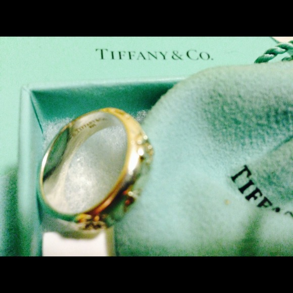 Authentic Tiffany & Co. Roses Nature Ring 6 925 SS