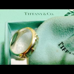 Authentic Tiffany & Co. Roses Nature Ring 6 925 SS
