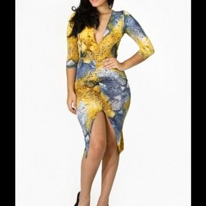 Reptile Bodycon Dress