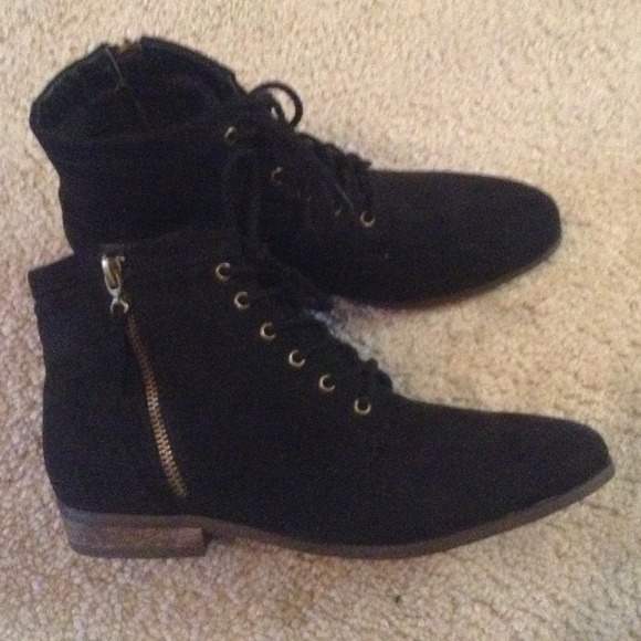Black booties. Brand new never worn size 8