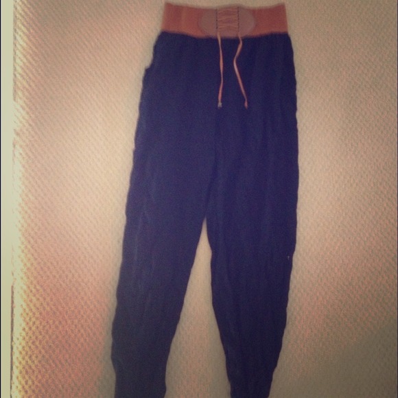 Black Thai Harem Pants