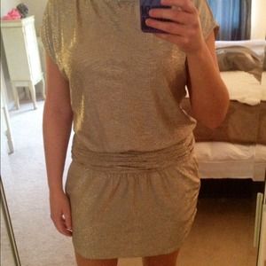 🙀 PRICE DROP!! BCBG Gold Dress!!