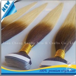 Ombré tape in human hair extensions