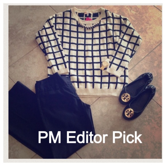 🎉PM_EDITOR PICK & 6X HP🎉 square pattern sweater