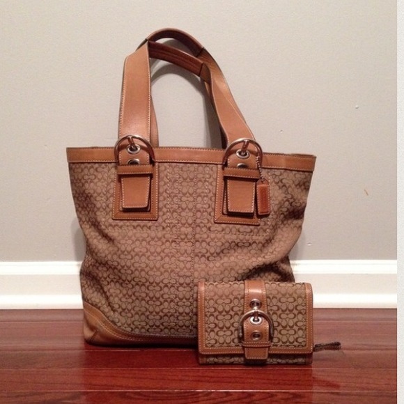 Coach bag & wallet set