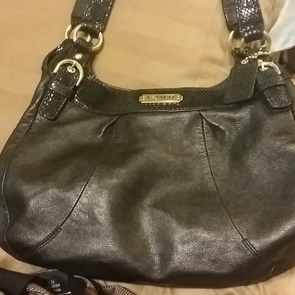 Coach leather purse