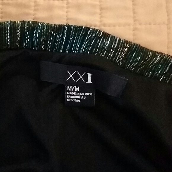 Forever 21 blue strapless dress - Picture 2 of 2