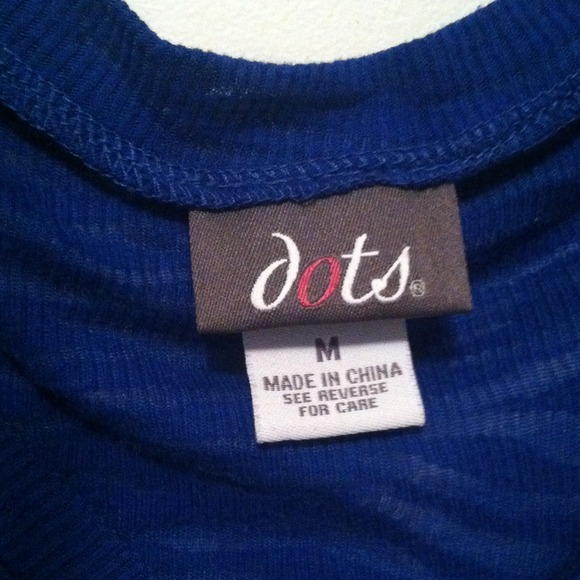 Blue See Through Zebra Print Shirt - Picture 2 of 4