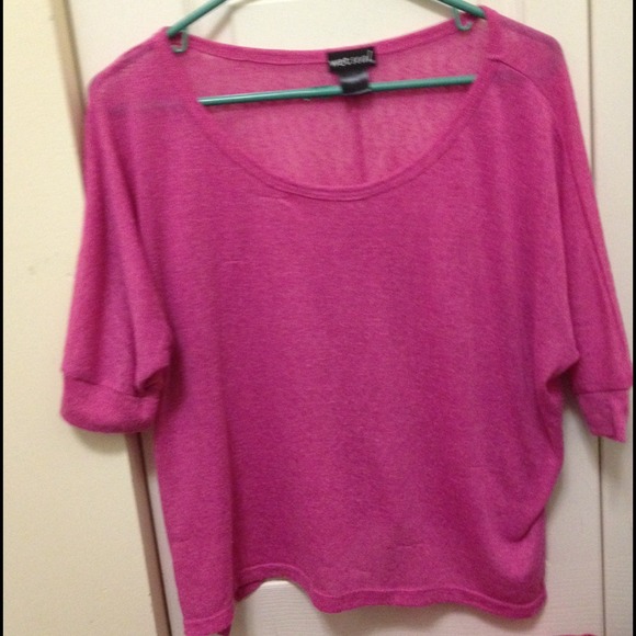 Pink crop top