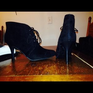 Brand new black booties