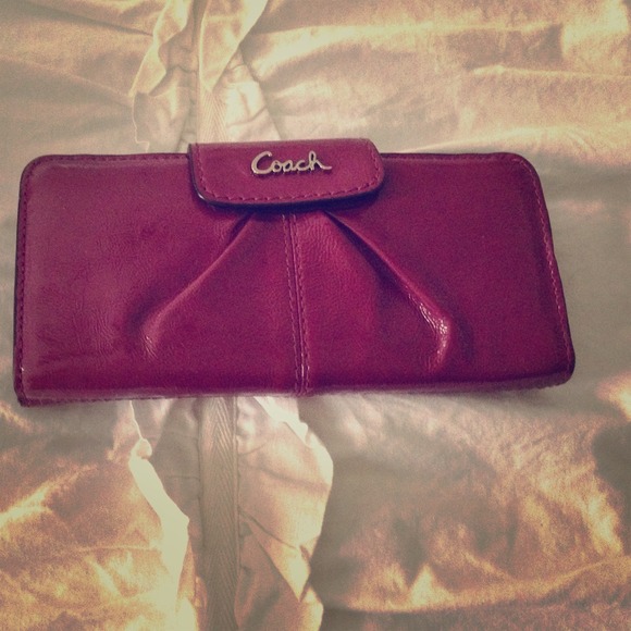 Reserved // Raspberry Coach Wallet