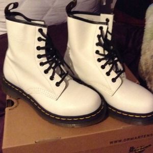 White Dr. Martens