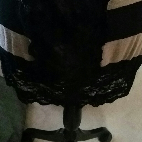 Black and taupe stripe shirt - Picture 4 of 4