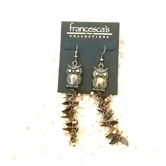 Francescas owl earrings