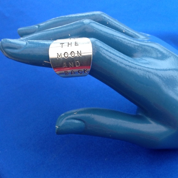 Jewelry - Custom ring for A.   " to the moon and back"  ian