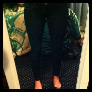 Skinny jeggings dark blue celebrity jeans