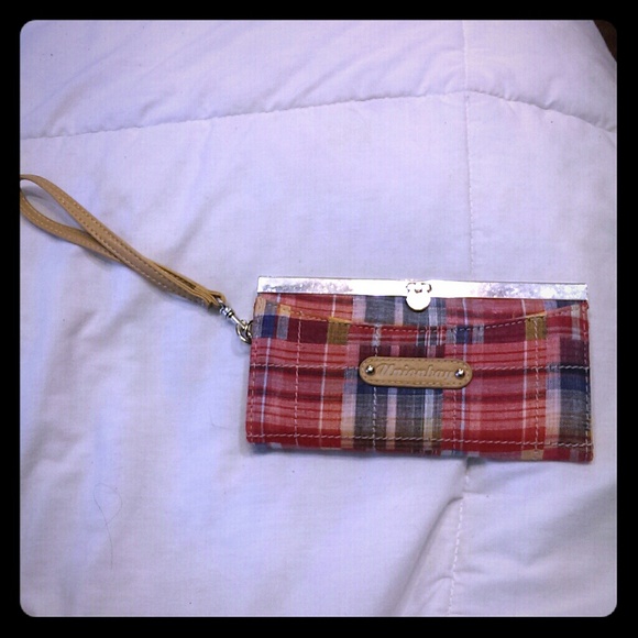 Plaid Wristlet