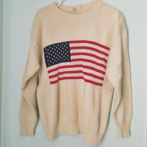 American Flag Sweater