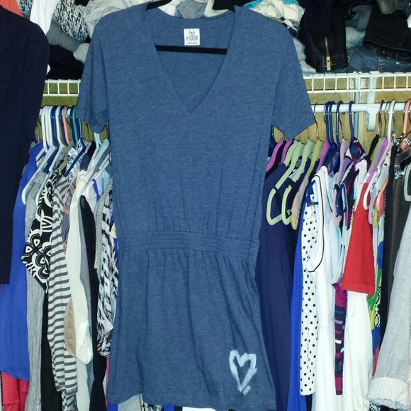 VS PINK small blue tshirt dress