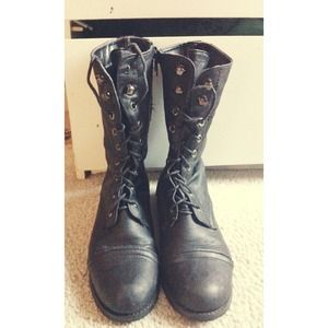 Black Combat Boots!