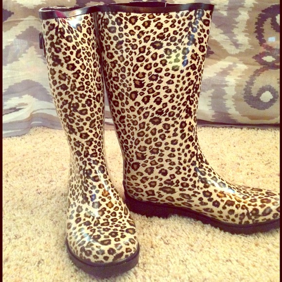 Corky's Footwear Cheetah Rainboots