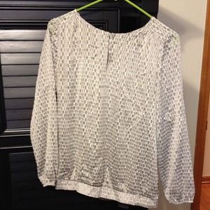 Gray blouse from the limited