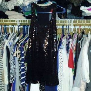 Full Sequin Tank dress