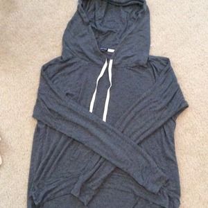 NWOT- Brandy Melville grey Layla hoodie