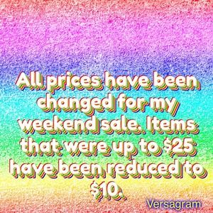 Huge markdowns in my closet.