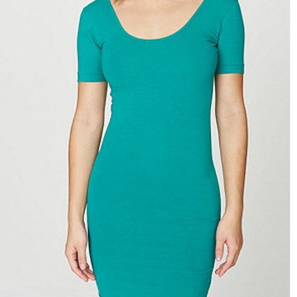 American Apparel double U scoopback dress