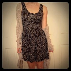 Simple but beautiful dark plum Free People dress.