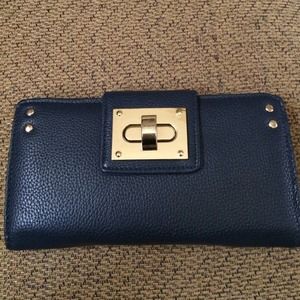 Navy Blue Forever 21 Wallet
